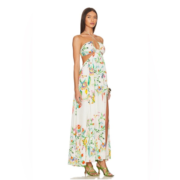 Rococo Sand Susan White Floral Maxi Dress Small NWT - Picture 2 of 6